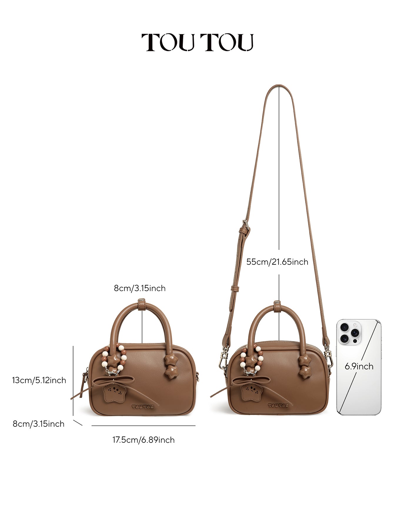 TOUTOU Mini Bowling Bag: Cute, Compact, and Chic