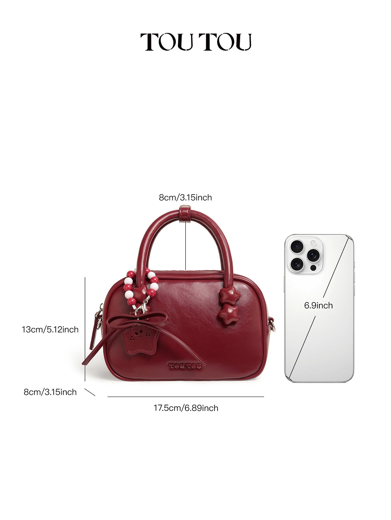 TOUTOU Mini Bowling Bag: Cute, Compact, and Chic