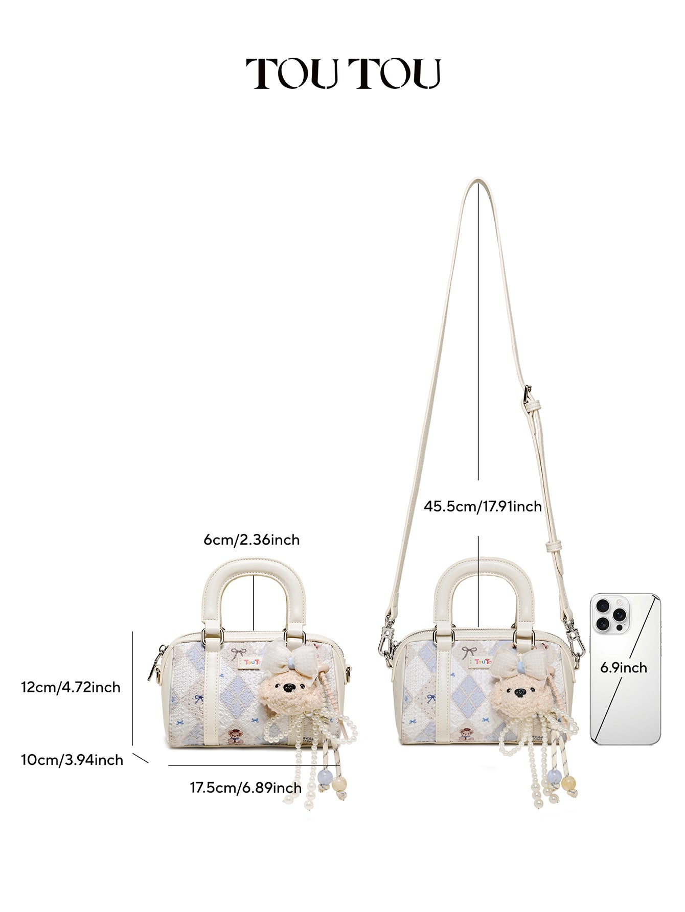 TOUTOU Teddy Barrel Bag: Your Sweetest Fashion Companion