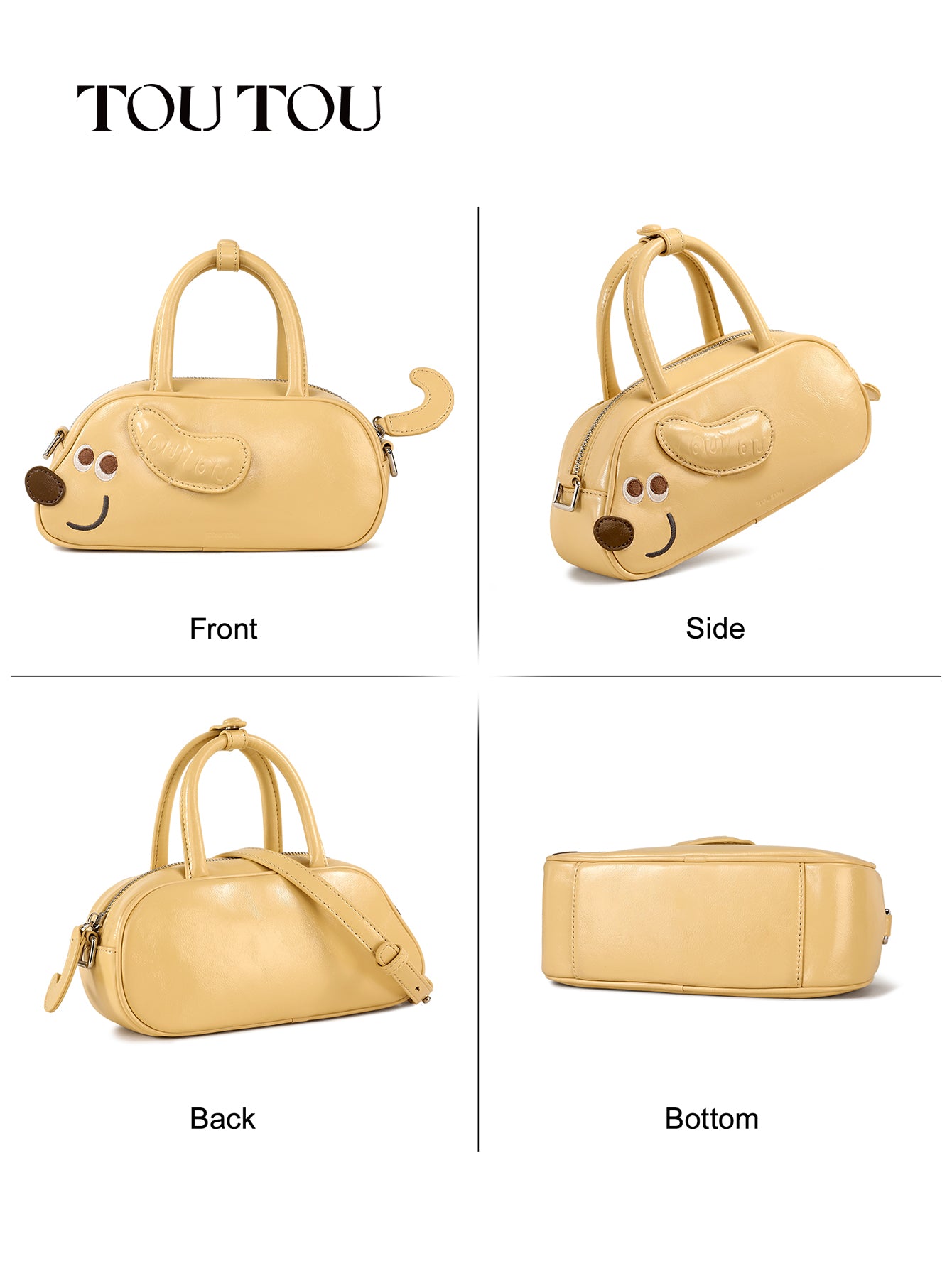 Chic Cute Dog Shaped Small Tote Bag