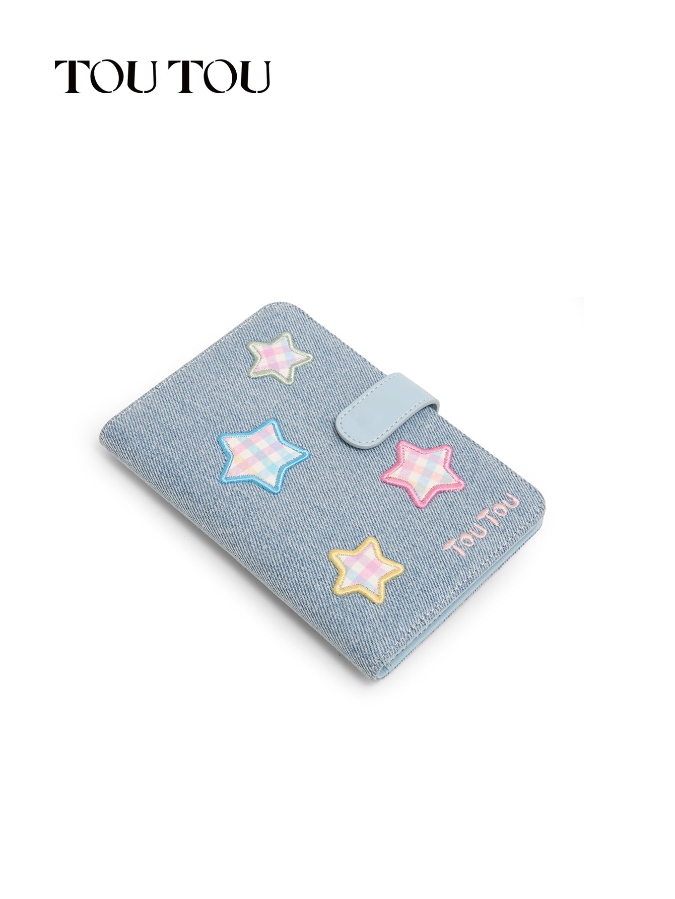TOUTOU Star - Patched Passport Wallet: Cute & Functional Travel Companion
