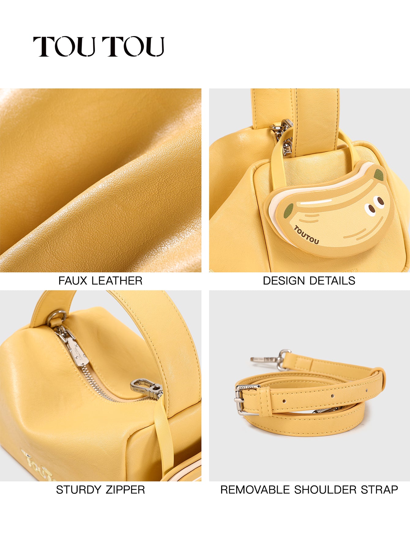 TOUTOU Banana - Shaped Crossbody Bag: A Blend of Cuteness and Practicality
