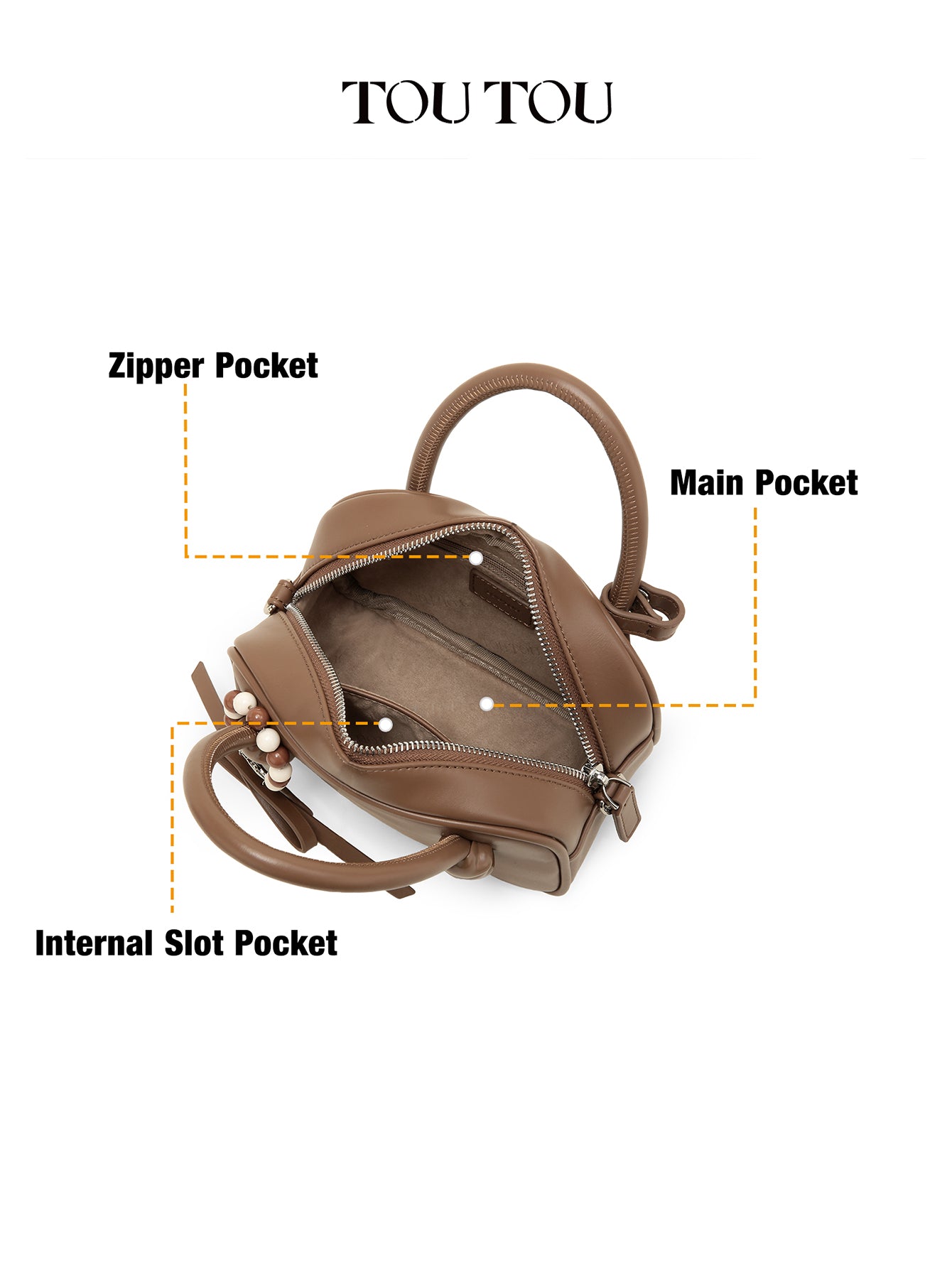 TOUTOU Mini Bowling Bag: Cute, Compact, and Chic