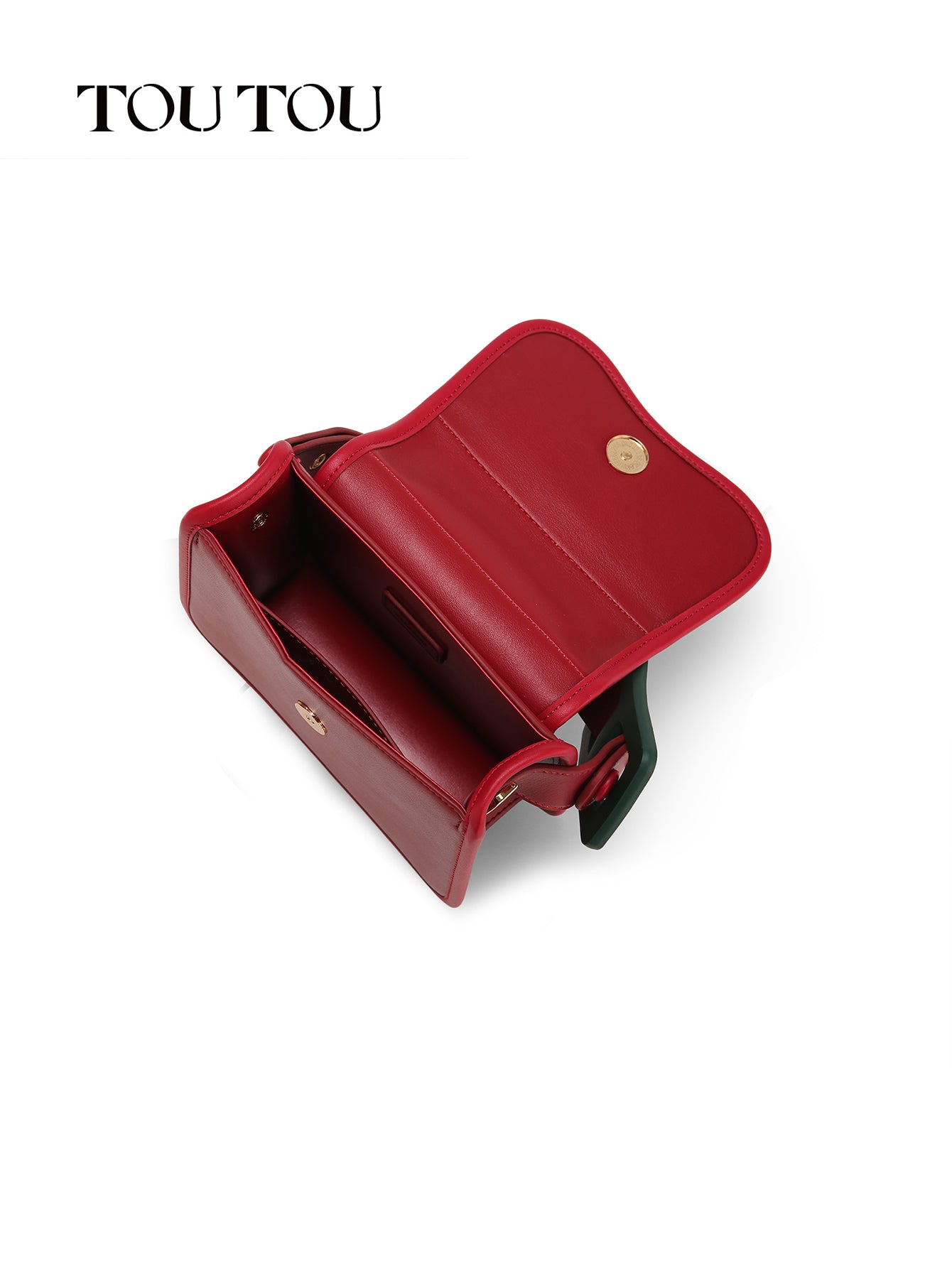 TOUTOU Red Cherry - Accent Shoulder Bag: Sweet & Stylish Design