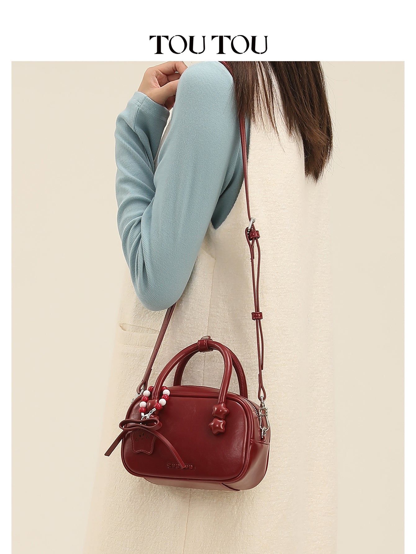 TOUTOU Mini Bowling Bag: Cute, Compact, and Chic