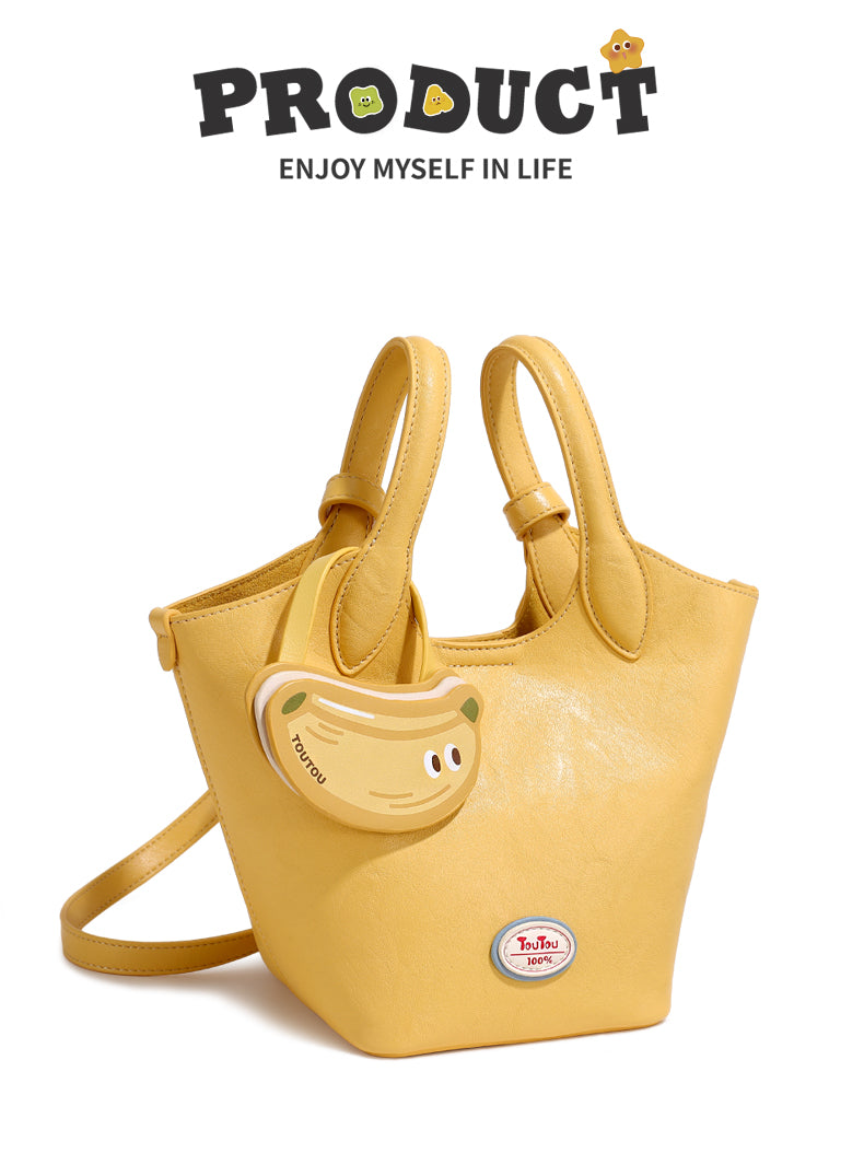 TOUTOU Cute Fruit - Themed Handbag: Playful Design with Adjustable Shoulder Strap