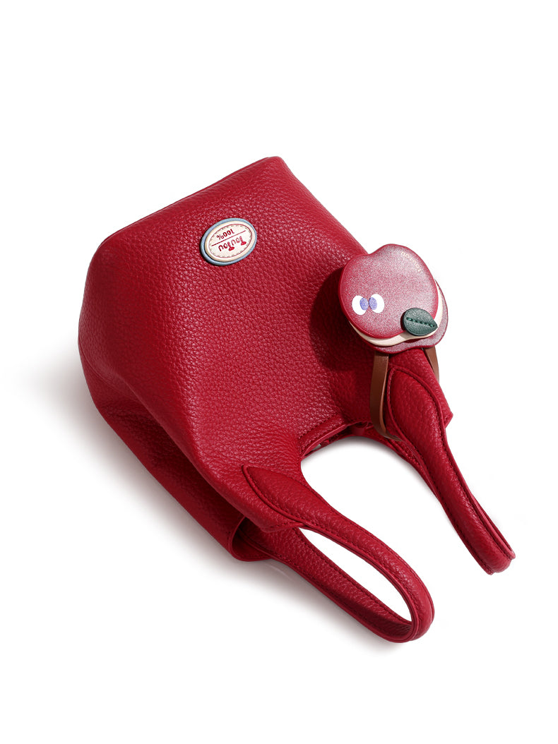 TOUTOU Cute Fruit - Themed Handbag: Playful Design with Adjustable Shoulder Strap