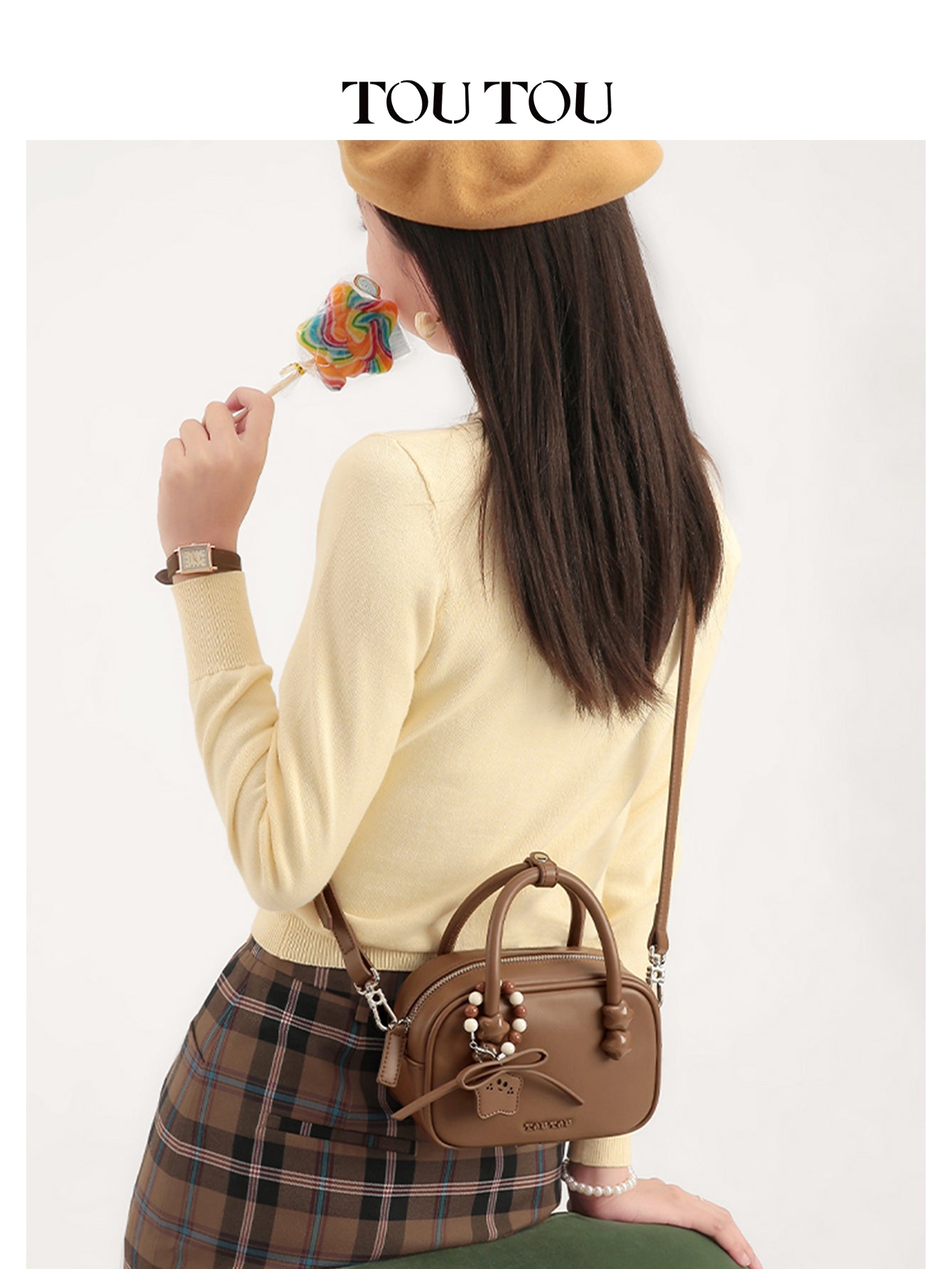 TOUTOU Mini Bowling Bag: Cute, Compact, and Chic