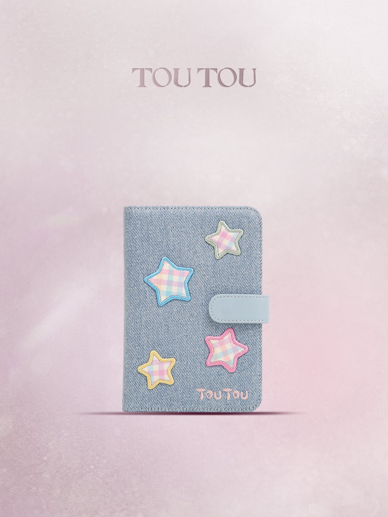 TOUTOU Star - Patched Passport Wallet: Cute & Functional Travel Companion