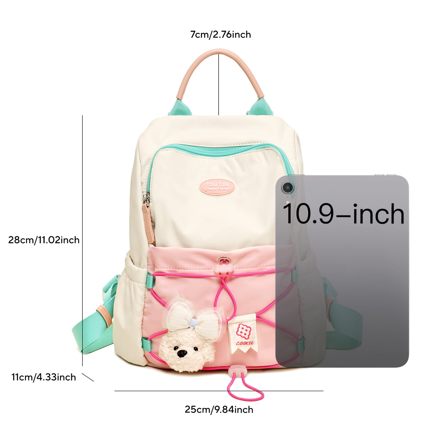 TOUTOU Cute Teddy Backpack: A Burst of Sweetness for Your Journeys