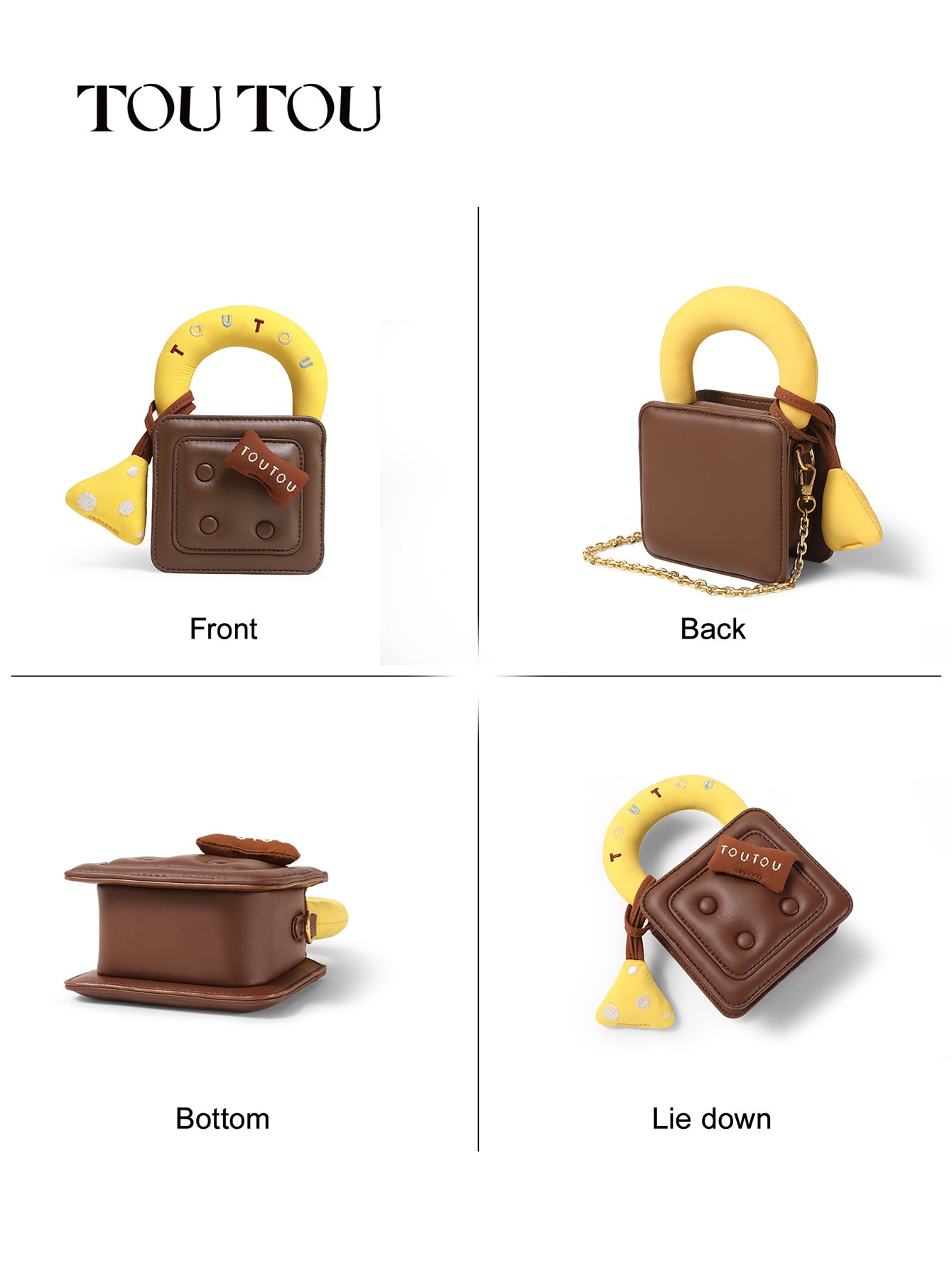 TOUTOU Cartoon - Style Mini Handbag: Cute & Compact