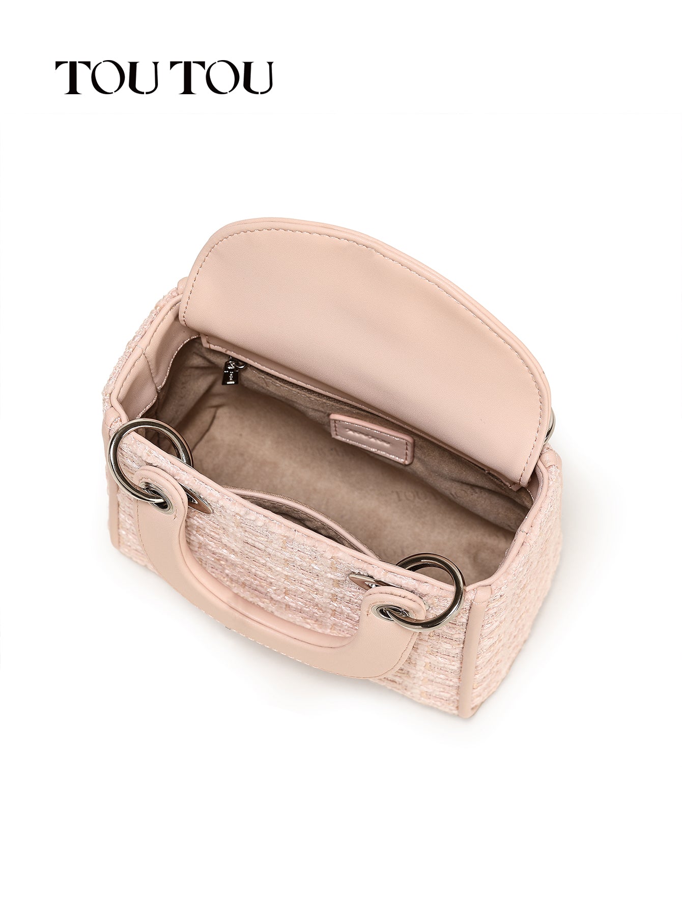 TOUTOU Tweed Mini Handbag: Sweet & Stylish