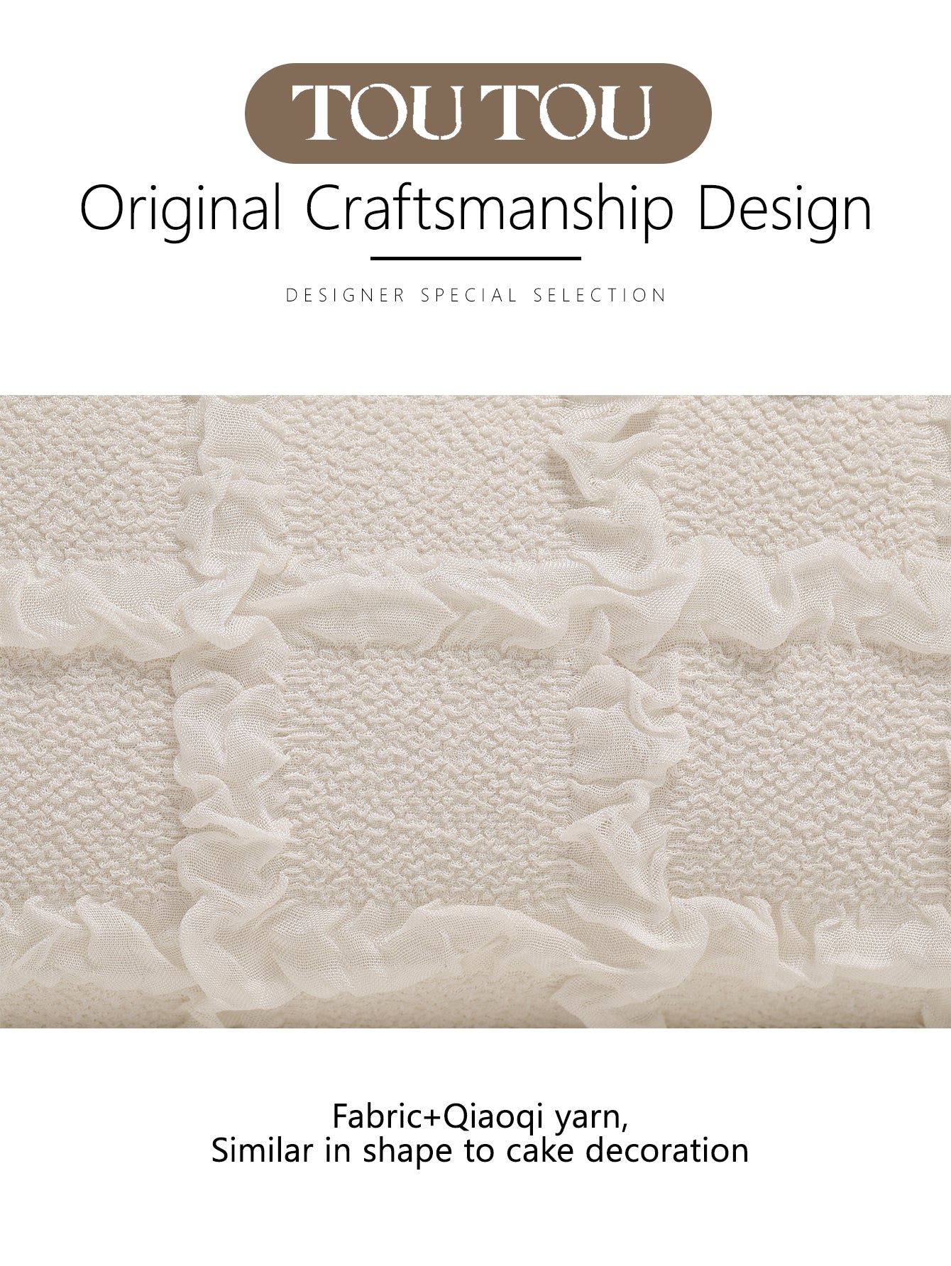 TOUTOU Mini White Barrel Bag: Lace - Trimmed & Pearl - Accented Elegance