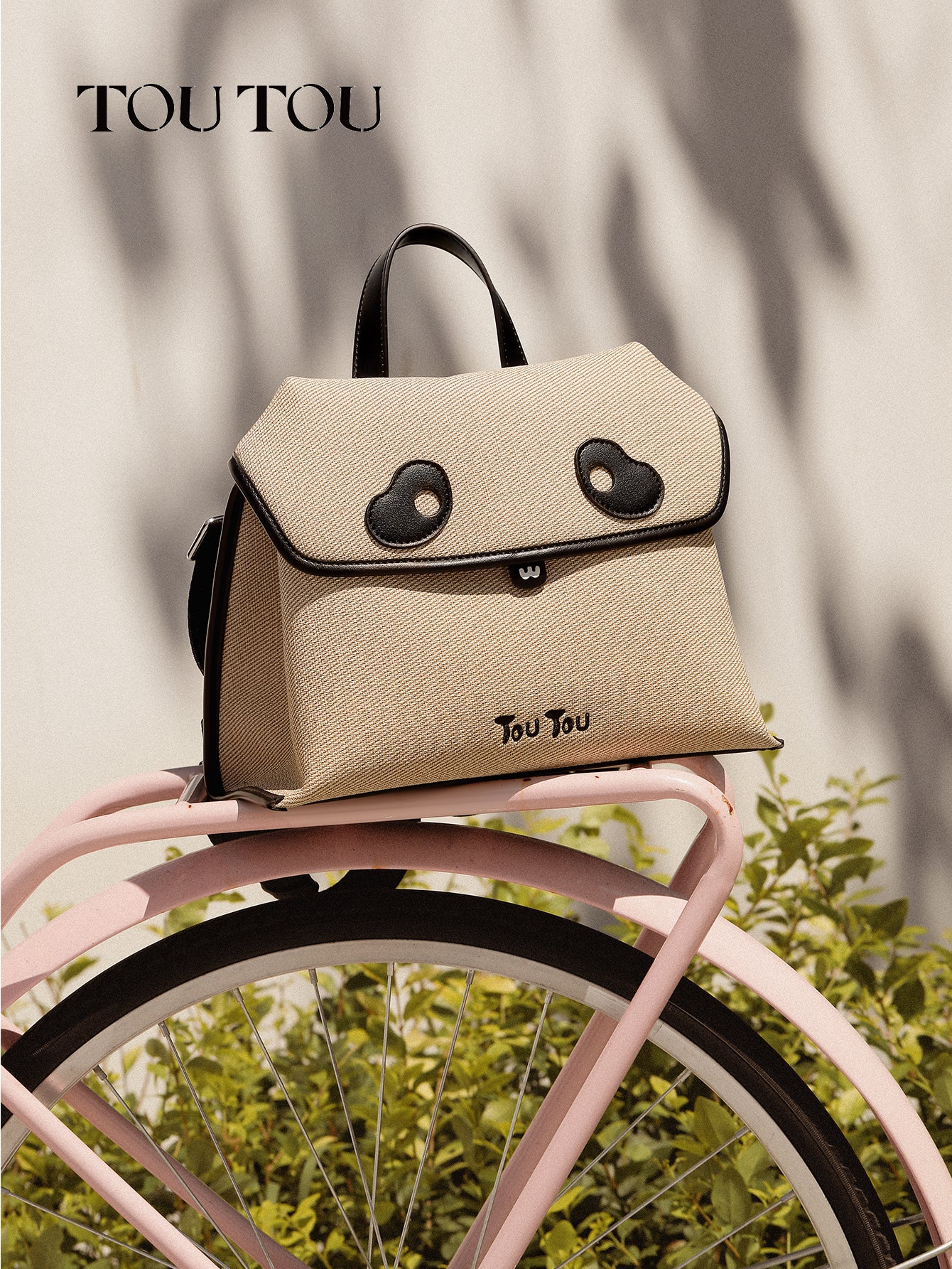 TOUTOU Panda - Print Multi - Way Backpack: Cute & Versatile