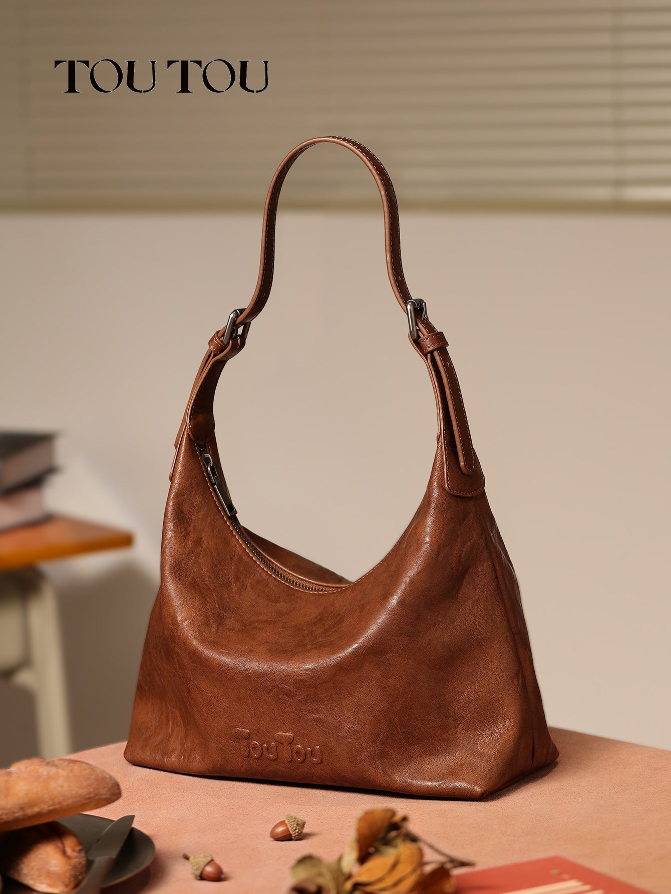 TOUTOU Retro Hobo Bag: Timeless Style for Everyday