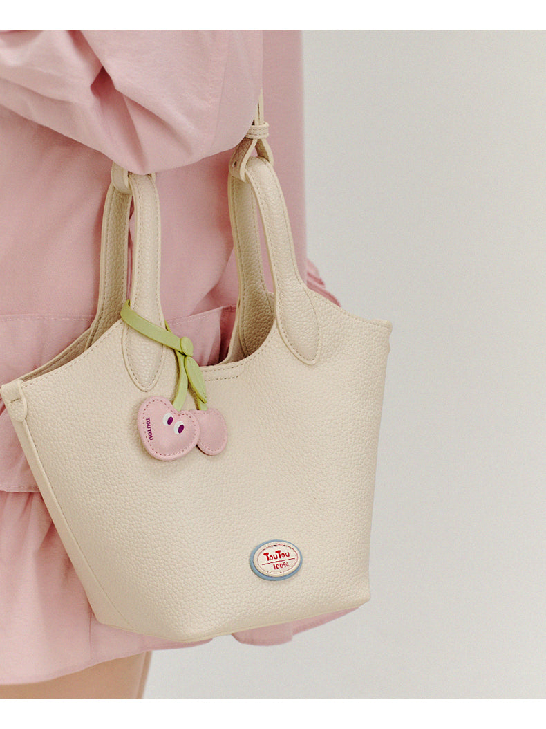 TOUTOU Cute Fruit - Themed Handbag: Playful Design with Adjustable Shoulder Strap