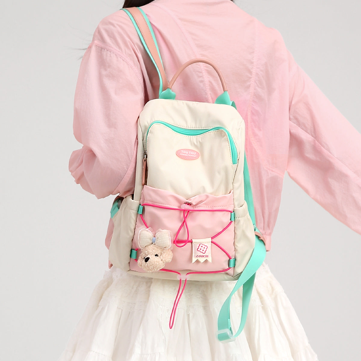 TOUTOU Cute Teddy Backpack: A Burst of Sweetness for Your Journeys