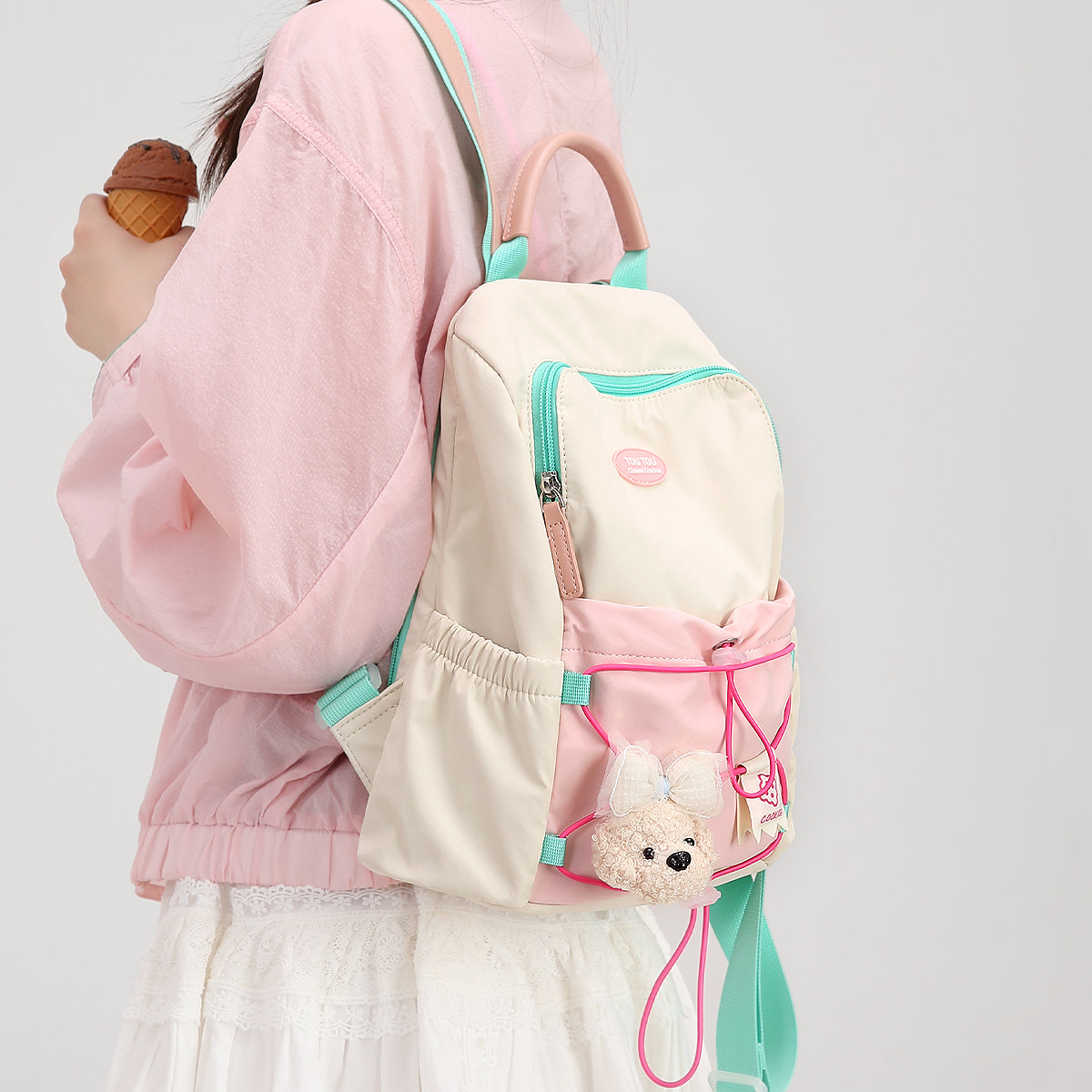 TOUTOU Cute Teddy Backpack: A Burst of Sweetness for Your Journeys