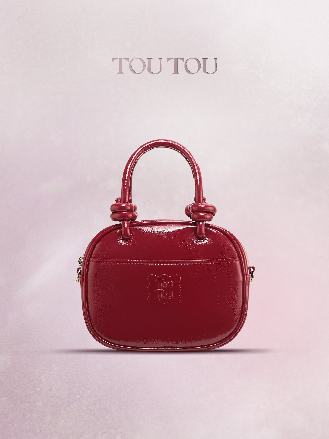 TOUTOU Patent Leather Mini Bag: Elegant & Compact for Daily Chic