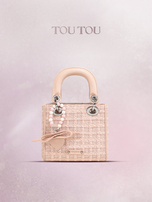 TOUTOU Tweed Mini Handbag: Sweet & Stylish